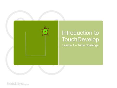 Introduction to TouchDevelop