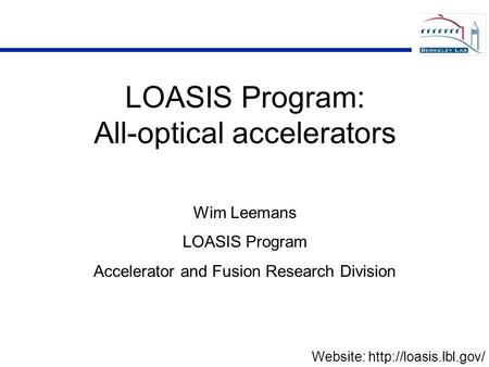 All-optical accelerators