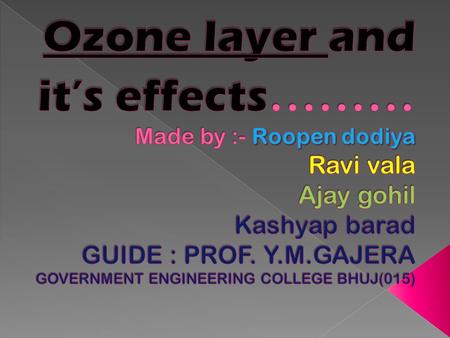 The ozone layer is a layer in Earth's atmosphere which contains relatively high concentrations of ozone (O3). Although the concentration of the.