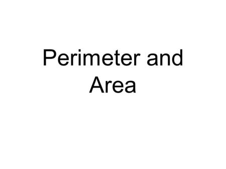 Perimeter and Area. Find the perimeter and area. A.P = 18, A = 81 B.P = 36, A = 18 C.P = 18, A = 81 D.P = 36, A = 81 9 feet.