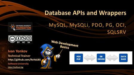 Database APIs and Wrappers
