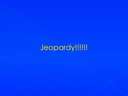 Chapter 10Chapter 11Chapter 12Chapter 13Potpourri 100 200 300 400 500 Final Jeopardy Score: Player 1 Player 2 Player 3.