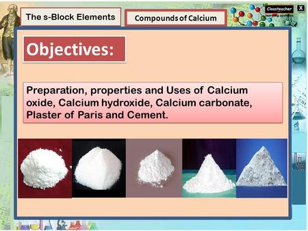 Element Elements and Compounds Compounds of Calcium Structure of Atom Compounds A compound is a substance composed of two or more elements, chemically.