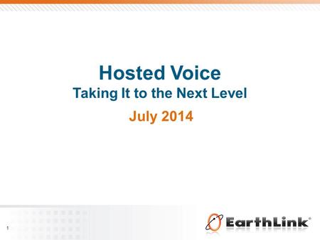 Hosted Voice Taking It to the Next Level