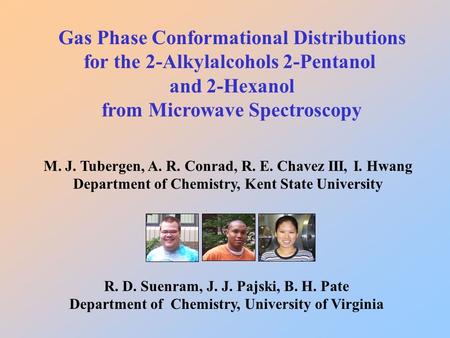 Gas Phase Conformational Distributions