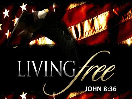 JOHN 8:36. I. FREEDOM’S SOURCE As a Christian our freedom does not come from a declaration of independence it comes from a declaration of dependence.