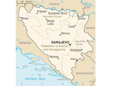 Sarajevo The capital of Bosnia and Herzegovina City area 142 km² km² Population 308,558.