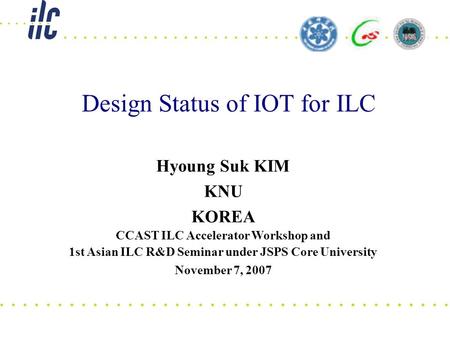 Design Status of IOT for ILC