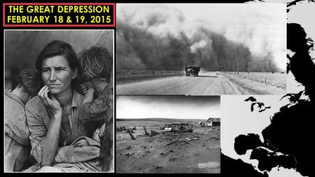 THE GREAT DEPRESSION FEBRUARY 18 & 19, 2015. WWI & 1920’S UNIT REVIEW Objective: Students will be able to analyze key terms and vocabulary on the Great.