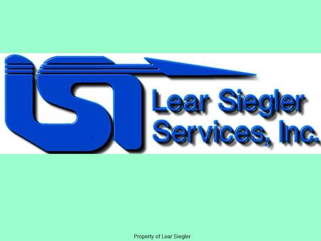 Property of Lear Siegler. PRESSURE & WINDS Property of Lear Siegler.