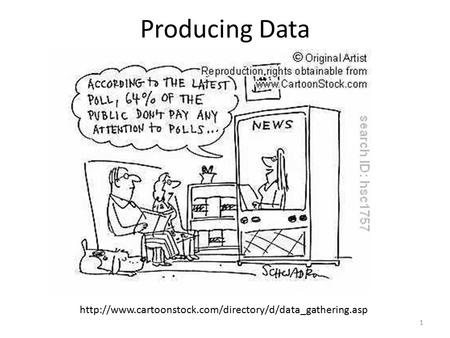 Producing Data  1.