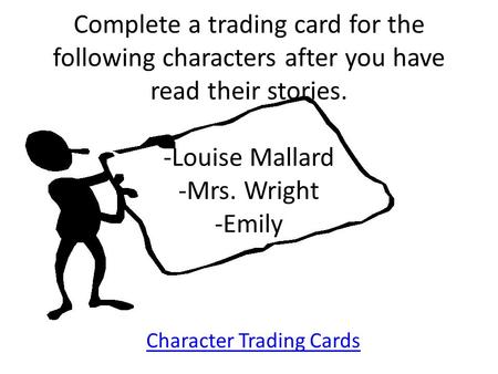 Character Trading Cards