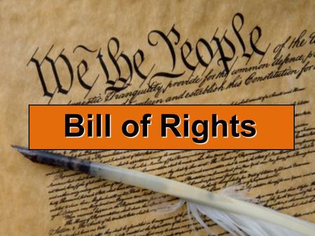 Bill of Rights. The Bill of Rights 10 Amendments Created to ratify Constitution Written by Madison Personal rights Legal rights State rights.
