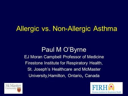 Allergic vs. Non-Allergic Asthma
