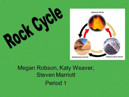 Megan Robson, Katy Weaver, Steven Marriott Period 1.
