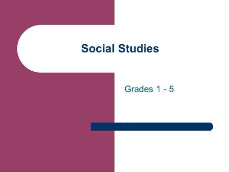 Social Studies Grades 1 - 5. What is Social Studies? “Social Studies provides coordinated, systematic study drawing on such disciplines as anthropology,