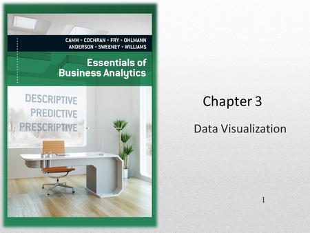 Chapter 3 Data Visualization 1. Introduction Data visualization involves: Creating a summary table for the data. Generating charts to help interpret,