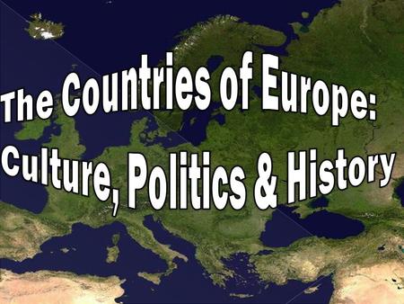The Countries of Europe: