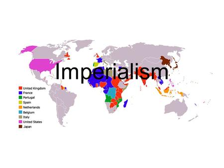 Imperialism. Imperialism Defined a policy of extending a country's power and influence through diplomacy or military force the building of an empire.