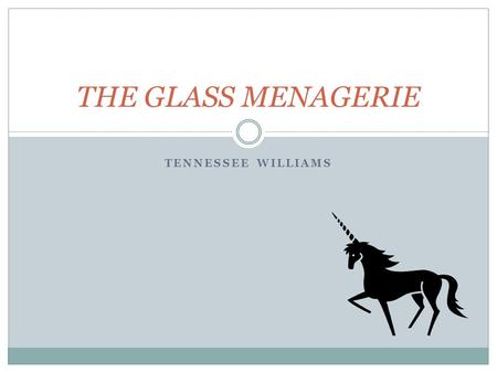 An analysis of fantasy in the glass menagerie by tennessee williams