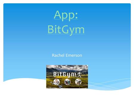 App: BitGym Rachel Emerson.  Allows you to workout on virtual trails around the world.  Works on any bike, elliptical, or treadmill.  You place your.