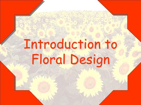 Introduction to Floral Design