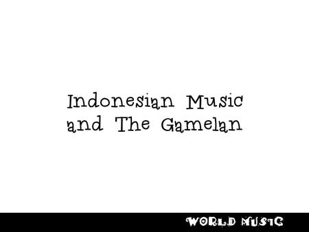 There are _________ of different musical styles in Indonesia.