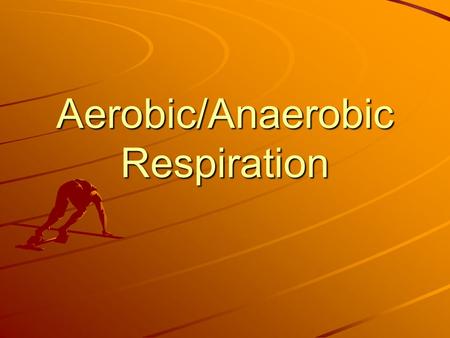 Aerobic/Anaerobic Respiration. All living organisms break down sugars to get energy. In humans this breakdown usually occurs with oxygen.