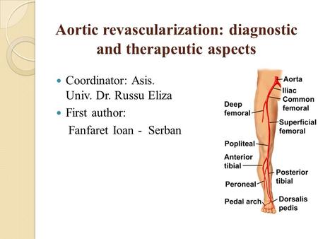 Aortic revascularization: diagnostic and therapeutic aspects