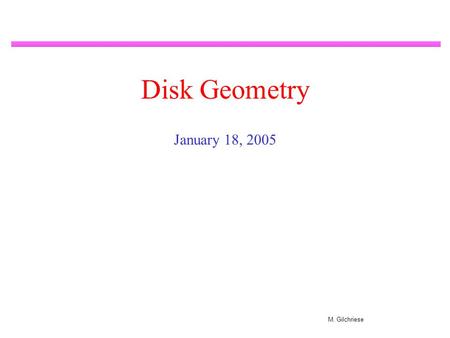 M. Gilchriese Disk Geometry January 18, 2005. M. Gilchriese 2 ATLAS Coordinate System.