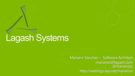 Lagash Systems Mariano Sánchez – Software