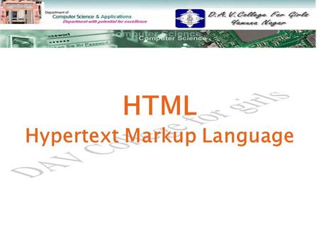 HTML Hypertext Markup Language. WORKING WITH FRAMES.