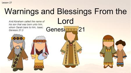 Warnings and Blessings From the Lord