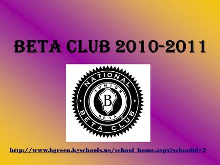 BETA CLUB 2010-2011