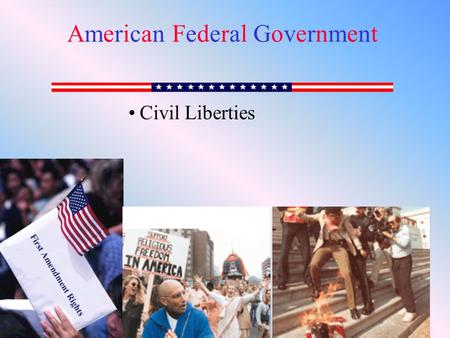 Civil Liberties American Federal GovernmentAmerican Federal Government.