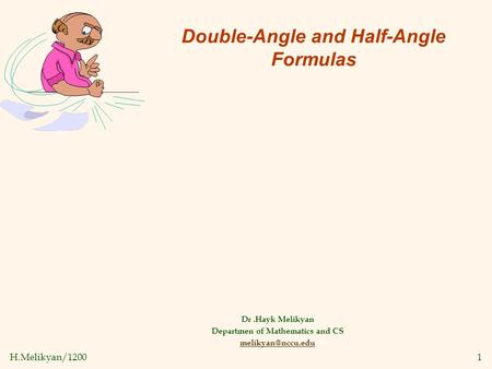 Double-Angle and Half-Angle Formulas