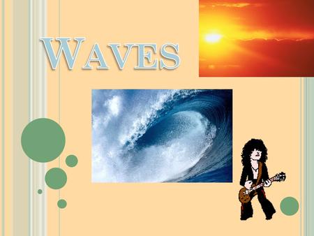 I will know the three different types of mechanical waves. I will know the relationships among speed, wavelength, and frequency. I will be able to identify.
