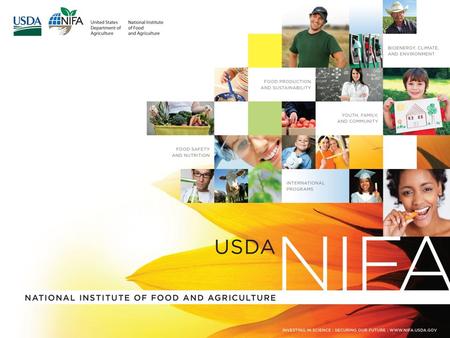 NCURA 54 th Annual Conference USDA National Institute of Food and Agriculture Office of Grants and Financial Management November 7, 2012.
