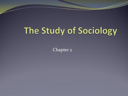 Chapter 2. Surveys Survey Most widely used research method for sociologists Population Everyone with the characteristics a researcher wants to study.