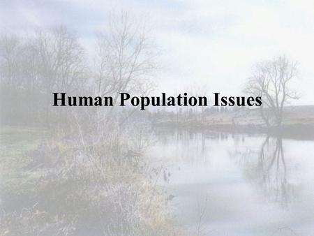 Human Population Issues. Human Impact Model I = PATS Models are simplified representations of complex systems. Models can be precise or conceptual. This.