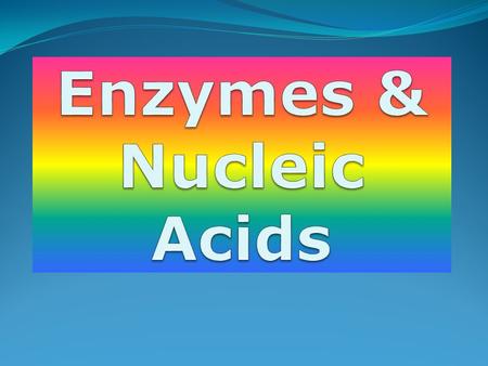  Now let’s view 2 videos to help us understand how enzymes work in our bodies.   hill.com/sites/0072495855/student_v iew0/chapter2/animation__how_enzy.