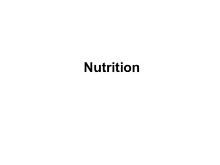 Nutrition. Food as Fuel Cells need energy to function. Nutrients from food are digested and circulated throughout the body. A nutrient is any substance.