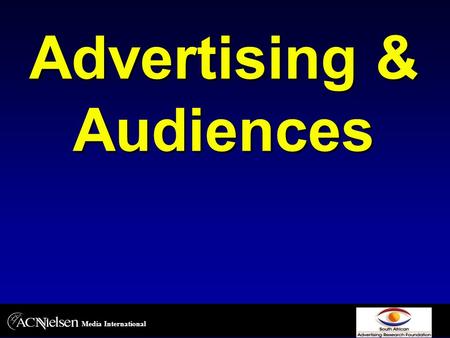 Media International Advertising & Audiences Media International Saarf Amps Rams Tams.