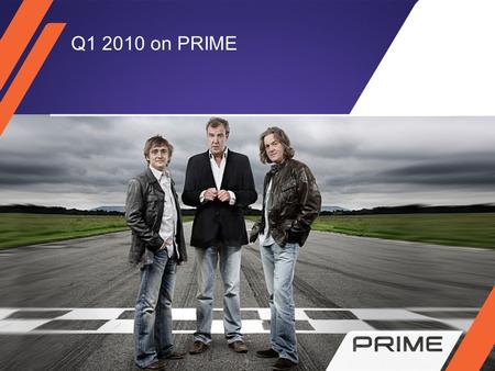 Q1 2010 on PRIME. Prime Performs Well in Q1 2010 Across a broad range of audience groups, Prime has increased share year on year, in particular with males.