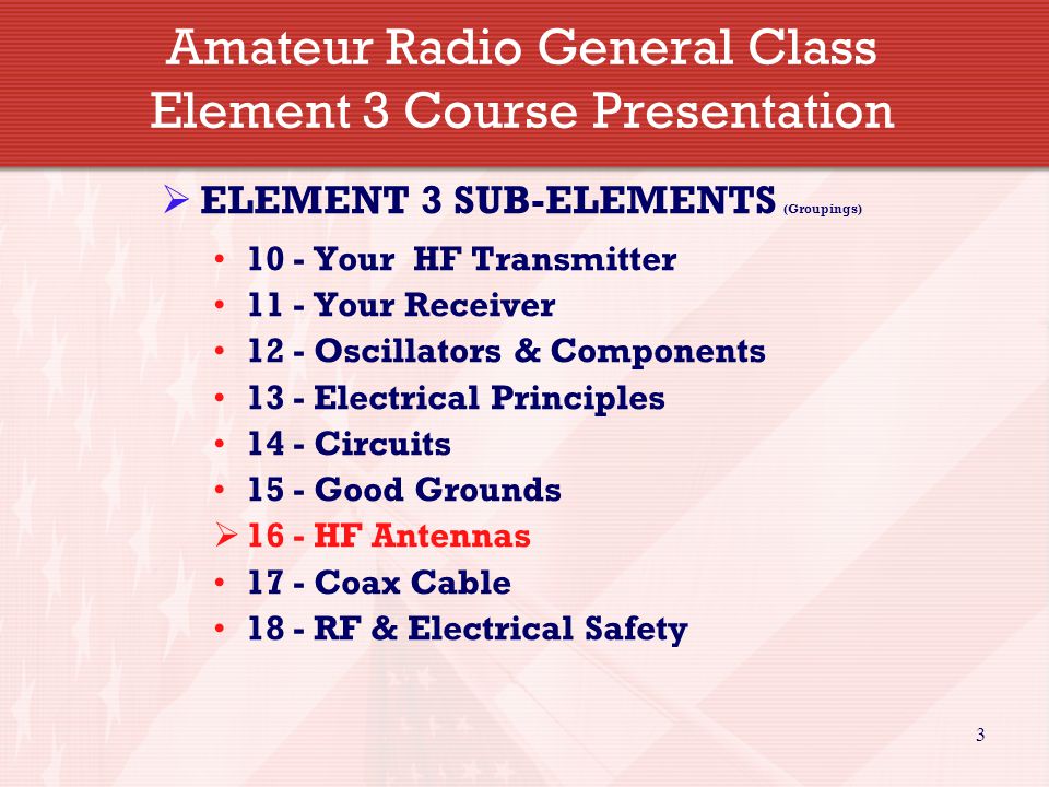 Amateur Radio General Class 69
