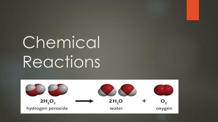Chemical Reactions. Cornell Notes  Title your notes: Chemical Reactions Notes  Add topics and summary after re-reading the notes.
