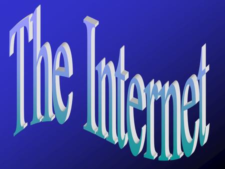 No one knows how large the Internet is and no one is in charge of it. The Internet is many, many computers all over the world hooked up to one another.