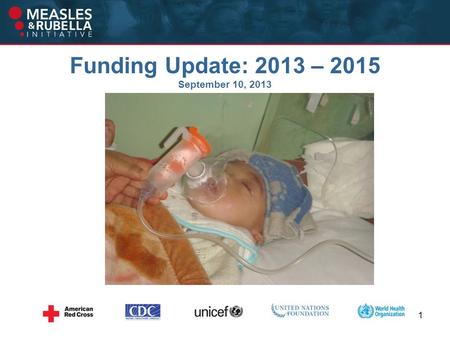 Funding Update: 2013 – 2015 September 10, 2013 1.
