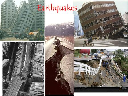 Earthquakes. How do scientists measure Earthquakes? An Earthquake is: a sudden movement called a tremor in the Earth’s Crust. It is caused by the release.