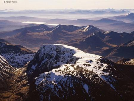 © Adrian Warren. Mountain Snow High altitude Valley Rugged Ben Nevis Rocky Summit Misty Steep.